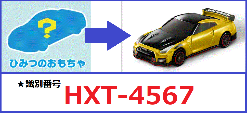 識別番号：HXT-4567